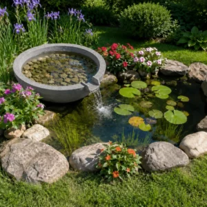 lago ornamental pequeno